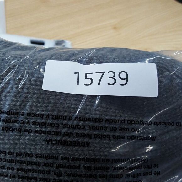 LEMAIRE Sweater Mens Medium Gray Pullover Boxy Chunky Knit Wool Alpaca $895 - Picture 9 of 9